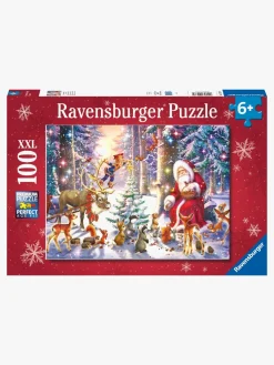 Spil & Puslespil|Ravensburger Puslespil Jul i Skoven, 100 Brikker