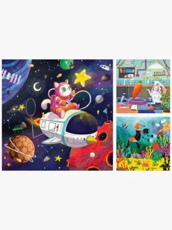 Spil & Puslespil|Ravensburger Puslespil Kids in Science 3x49 Brikker