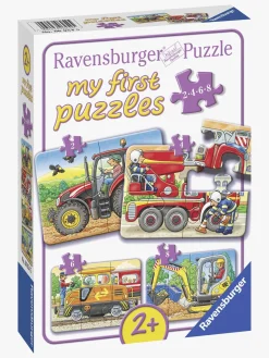 Ravensburger Spil & Puslespil-Puslespil Køretøjer 2, 4, 6 & 8 Brikker
