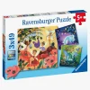 Spil & Puslespil|Ravensburger Puslespil Magiske Karakterer, 3X49 Brikker