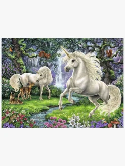 Ravensburger Spil & Puslespil-Puslespil Mystiske Enhjørninger 200 Brikker