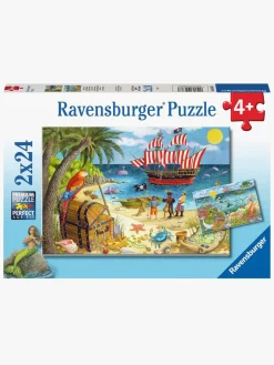Spil & Puslespil|Ravensburger Puslespil Pirates and Mermaids 2x24 Brikker