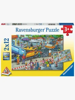 Spil & Puslespil|Ravensburger Puslespil Road Construction Site 2x12 Brikker