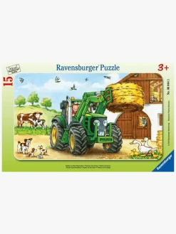 Ravensburger Spil & Puslespil-Puslespil Traktor På Bondegården 15 Brikker