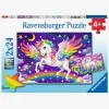 Ravensburger Spil & Puslespil-Puslespil Unicorn & Pegasus 2x24 Brikker