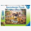 Ravensburger Spil & Puslespil-Puslespil Wildlife 100 Brikker