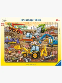 Legetøj Til Børn På 0-10 År|Spil & Puslespil|Ravensburger Rammepuslespil Byggeplads 35 Brikker