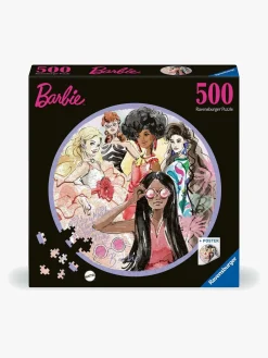 Ravensburger Spil & Puslespil-Rundt Barbie Puslespil 500 Brikker