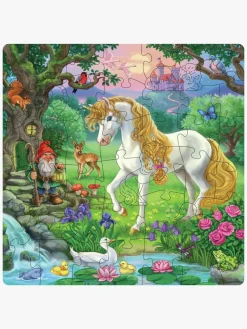 Spil & Puslespil|Ravensburger Træpuslespil Enhjørning 44 Brikker