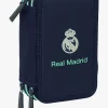 RealMadrid Kreativt Legetøj-Real Madrid  Fyldt Penalhus med 3 Rum 37 Dele, 2ª Equipment 25/26