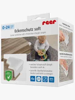 Sikkerhed|Reer Blød Hjørnebeskytter, Hvid