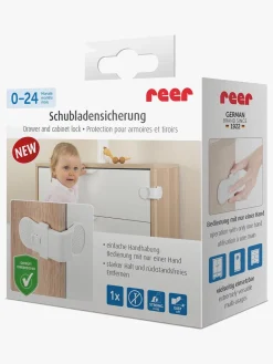 Sikkerhed|Reer Skabslås, Hvid