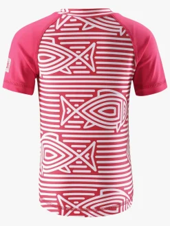 Uv & Strand|Reima Azores Badetrøje, Strawberry Red