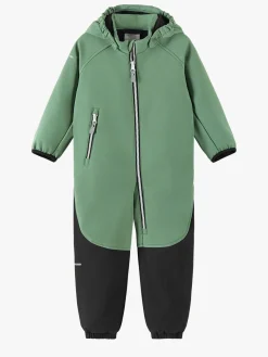 Børn Reima Overtøj-Mjosa Softshellflyverdragt, Green Clay