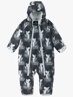 Overtøj|Reima Mumitroldene Knytte Babyflyverdragt, Sort