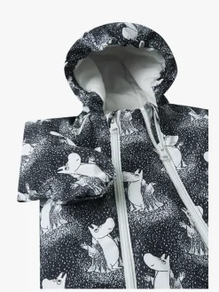 Overtøj|Reima Mumitroldene Knytte Babyflyverdragt, Sort