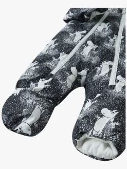 Overtøj|Reima Mumitroldene Knytte Babyflyverdragt, Sort