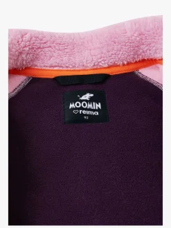 Fleecetøj|Reima Mumitroldene Kramgo Fleecetrøje, Deep Purple