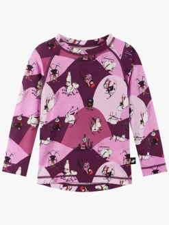 Børn Reima Undertøj|Uldtøj-Mumitroldene Trivsam Skiundertøj, Rose Pink