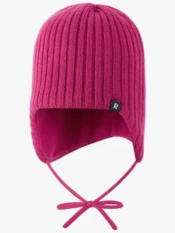 Børn Reima Uldtøj|Vintertøj-Myssytys Hue, Rosy Berry