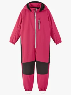 Børn Reima Overtøj-Nurmes Softshellflyverdragt, Bright Berry