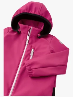 Overtøj|Reima Nurmes Softshellflyverdragt, Rosy Berry