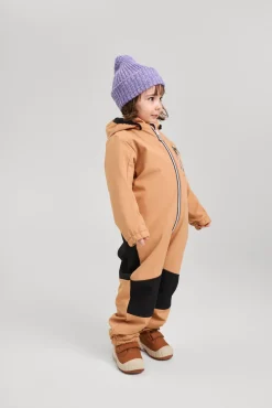 Overtøj|Reima Nurmes Softshellflyverdragt, Peanut Brown