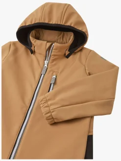 Overtøj|Reima Nurmes Softshellflyverdragt, Peanut Brown