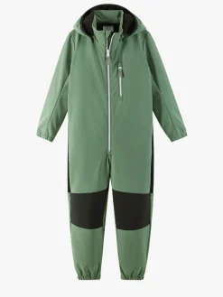 Overtøj|Reima Nurmes Softshellflyverdragt, Green Clay