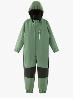 Overtøj|Reima Nurmes Softshellflyverdragt, Green Clay