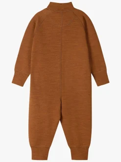 Heldragter|Uldtøj|Reima Parvin Ulddragt, Cinnamon Brown Brun