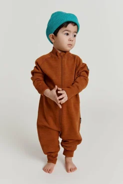 Heldragter|Uldtøj|Reima Parvin Ulddragt, Cinnamon Brown Brun