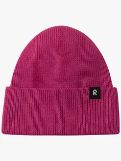 Børn Reima Uldtøj|Vintertøj-Reissari Hue Merinould, Rosy Berry