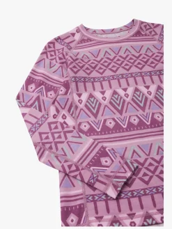 Børn Reima Undertøj-Taitoa Skiundertøj, Grey Pink