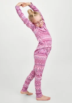 Børn Reima Undertøj-Taitoa Skiundertøj, Grey Pink