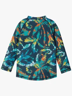 Uv & Strand|Reima Tuvalu UV-Trøje UPF 50+, Navy Blå/Grøn/Flerfarvet