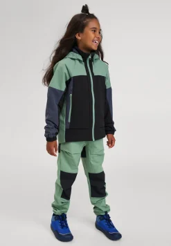 Overtøj|Reima Vaeltaa Hybridjakke, Green Clay Grøn