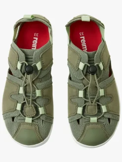Sandaler & Klipklapper|Reima Valoa Barefoot Sandaler, Greyish Green Grøn