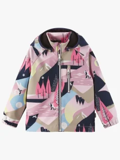 Børn Reima Overtøj-Vantti Softshelljakke, Grey Pink