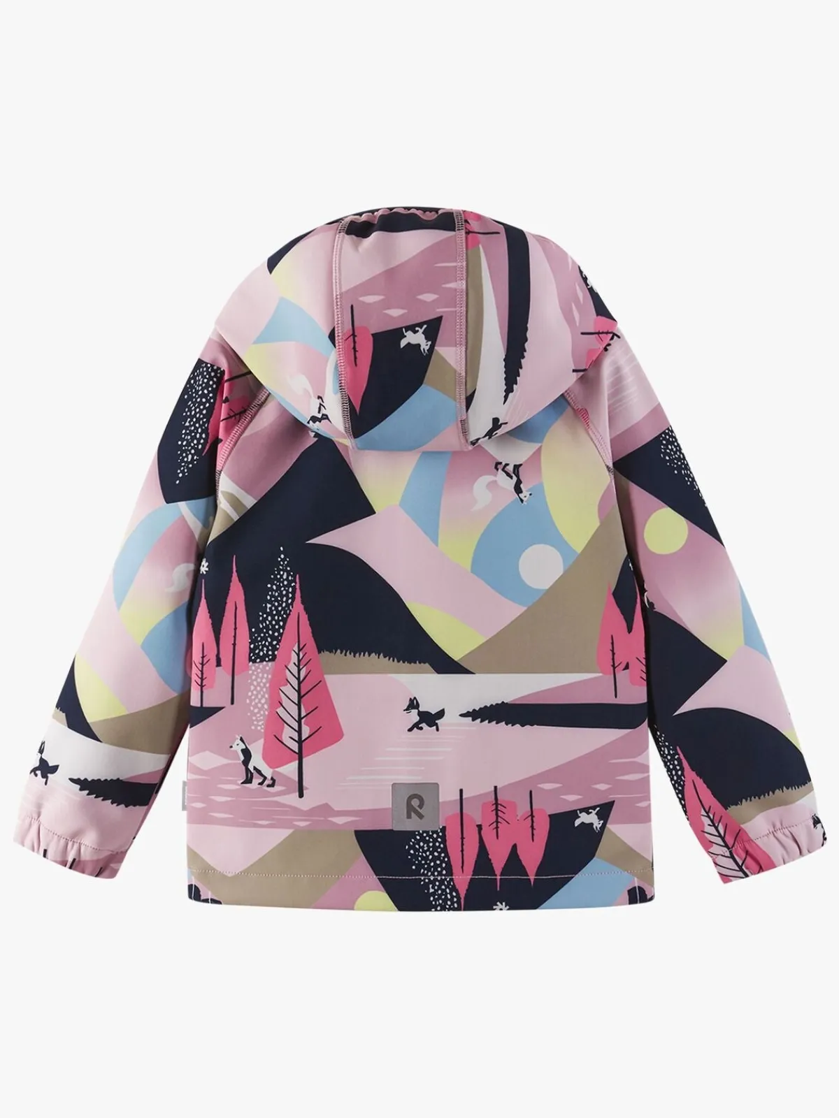 Børn Reima Overtøj-Vantti Softshelljakke, Grey Pink