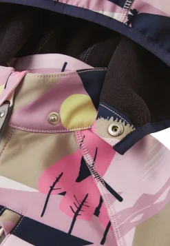 Børn Reima Overtøj-Vantti Softshelljakke, Grey Pink