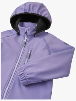 Overtøj|Reima Vantti Softshelljakke, Lilac Amethyst Lilla
