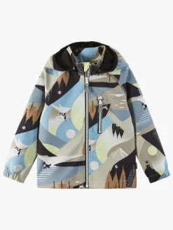 Børn Reima Overtøj-Vantti Softshelljakke, Earthy Beige