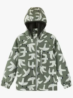 Overtøj|Reima Vantti Softshelljakke, Greyish Green Grøn/Hvid