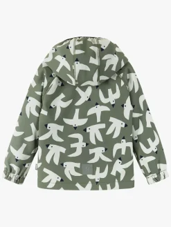 Overtøj|Reima Vantti Softshelljakke, Greyish Green Grøn/Hvid