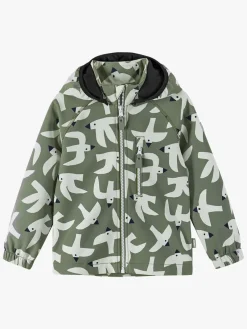 Overtøj|Reima Vantti Softshelljakke, Greyish Green Grøn/Hvid