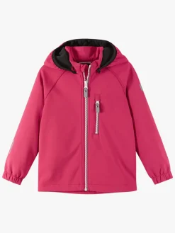 Overtøj|Reima Vantti Softshelljakke, Bright Berry Lyserød