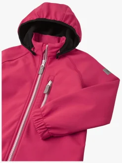 Overtøj|Reima Vantti Softshelljakke, Bright Berry Lyserød