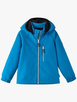 Overtøj|Reima Vantti Softshelljakke, True Blue Blå