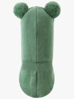 Børn Reima Tilbehør|Uldtøj-Vekkuli Elefanthue Merinould, Green Clay